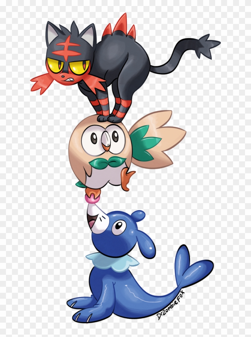 Edge Cat, Sphere Birb, And Unpopplio By Drfoxes - Cartoon #1241682
