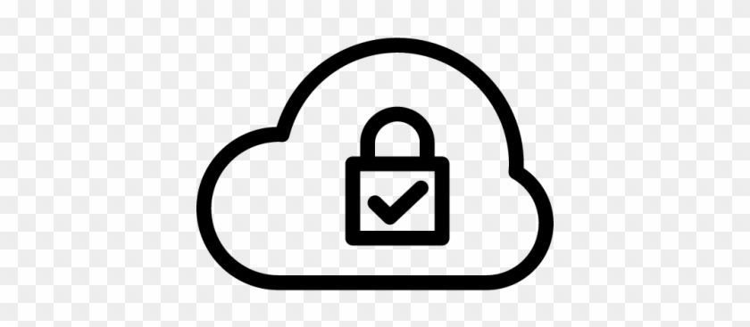 Secure Checkout - Cloud Security Icon Png #1241799