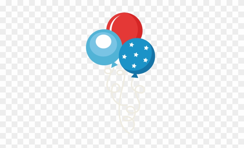 Balloon Clipart 4th July - 4th Of July Clipart Transparent Background #1241838