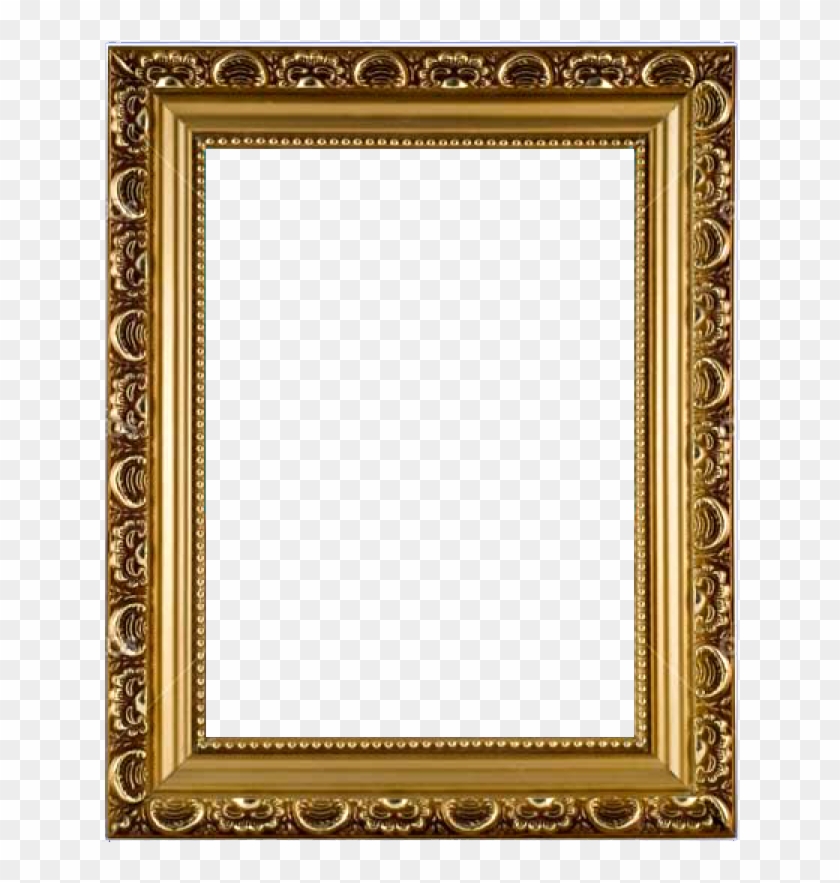Oval Vintage Gold Frame Download - Frame Png #1241876