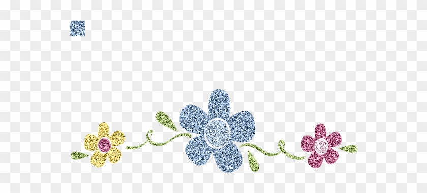 Flower Divider Clip Art #1241889