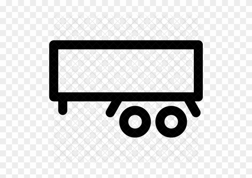 Lorry, Semi, Trailer, Attach, Vehicle, Transport Icon - Semi Trailer Icon Png #1241896