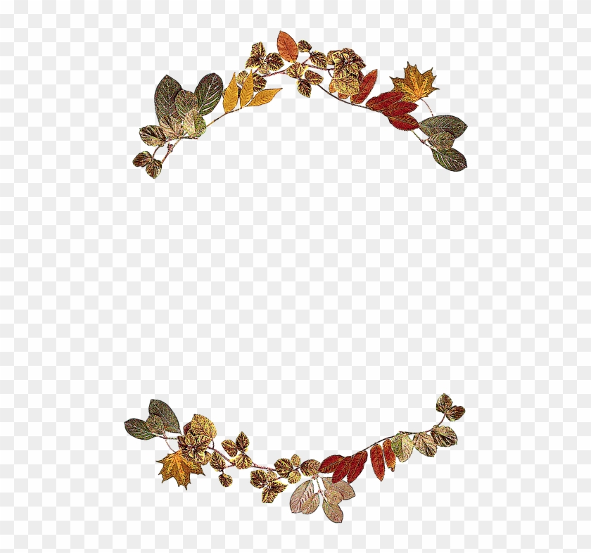 Autumn Scroll Cliparts 18, Buy Clip Art - Leaf Frame #1241903