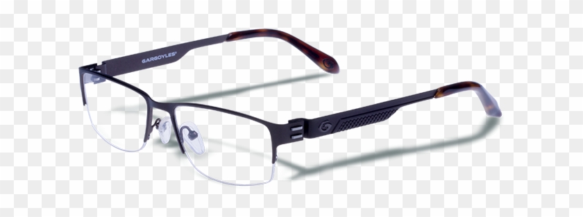 Wheeler Satin Brown - Gargoyles Wheeler Metal Eyeglasses, Blue #1242021