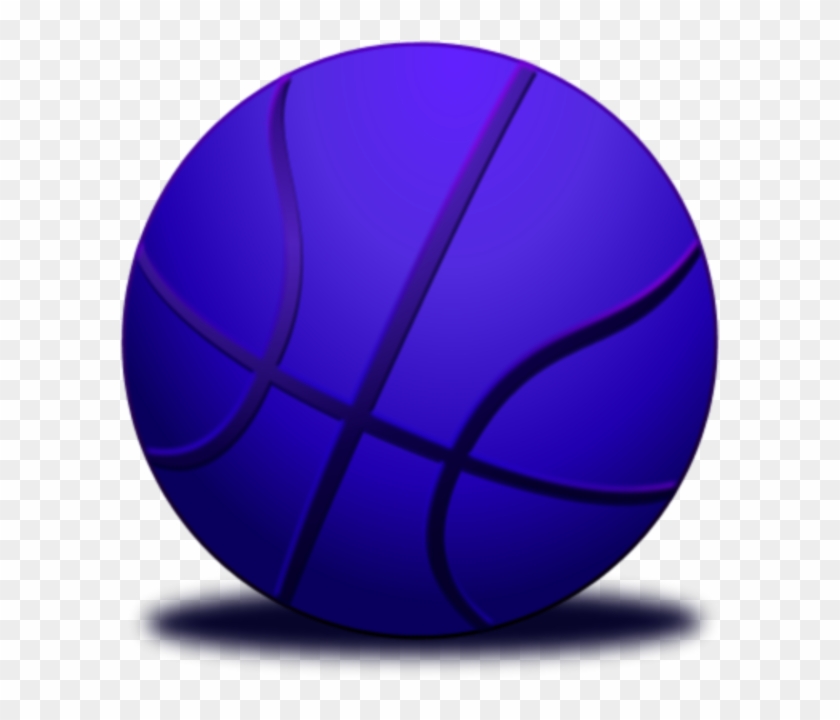 Purple Clipart Basketball - Sphere #1242050