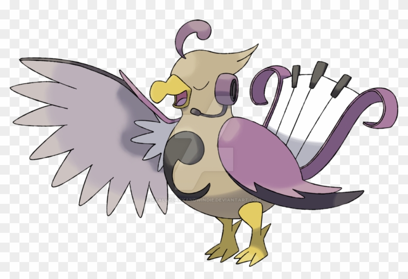 Vocalyre By Reallydarkandwindie - Lyrebird Pokemon #1242067