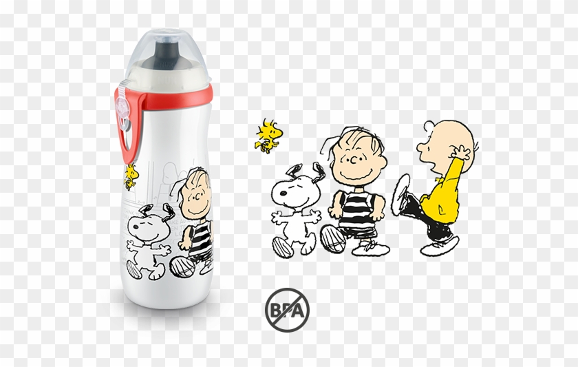 Nuk Peanuts Sports Cup 300 Ml Sporta Pudele Ar Izvelkamo - Nuk Snoopy Sport Cup 450 Ml #1242319