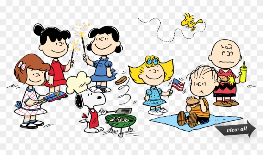 Peanuts Gang July 4th Celebration - Peanuts 4th Of July #1242324