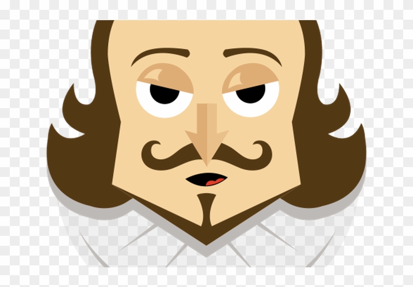 Shakespeare Clipart Cartoon - William Shakespeare Emoji #1242553