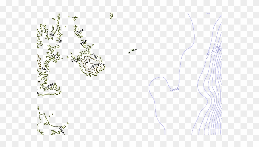 Shoreline Around Tilba Tilba Beach - Map #1242651