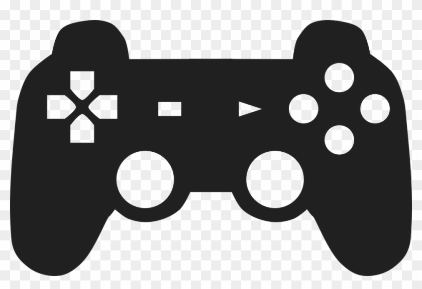 Video Game Control Clipart 3 By Robert - Game Controller Silhouette #1242713