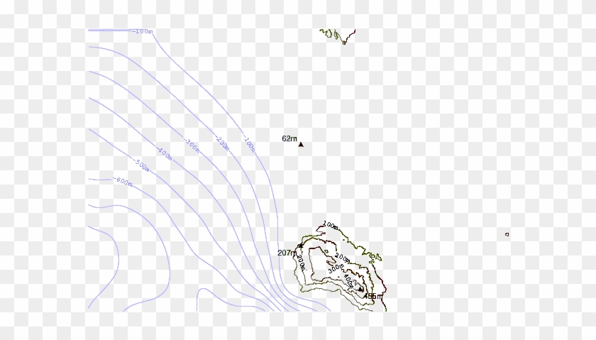 Shoreline Around Hermosa Beach And Pier - Drawing #1242712