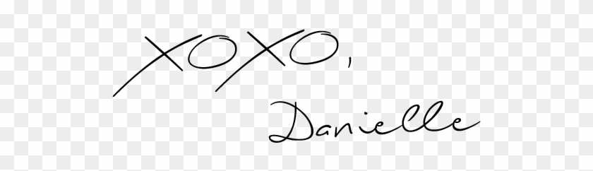 Danielle Sparkling Southerner Xoxo - Calligraphy #1242759
