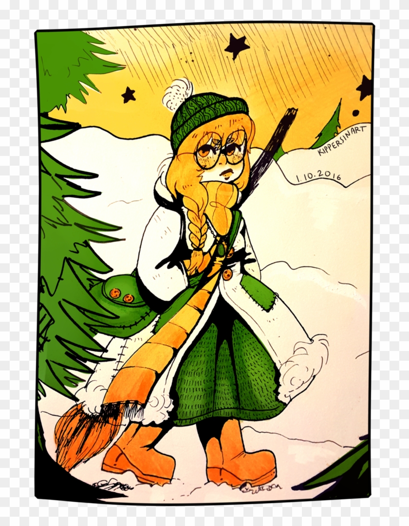 Inktober2016-seasonal Witch By Katariiinap - Cartoon #1242783