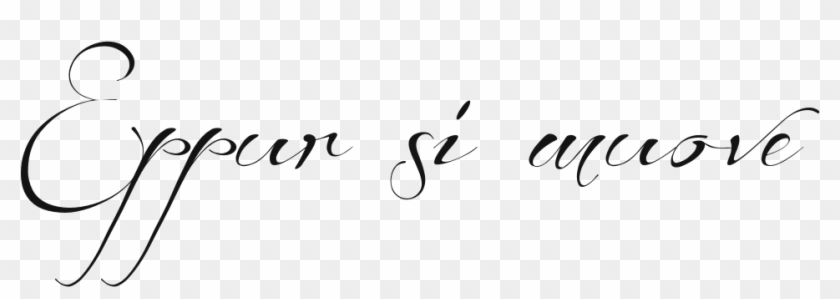 Beforetherain Cursive Font "eppur Si Muove" Tattoo - Font #1242822