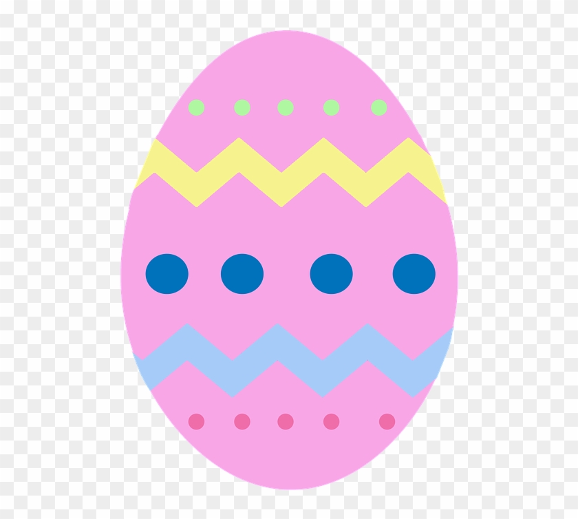 Cartoon Pink Easter Egg #1242841