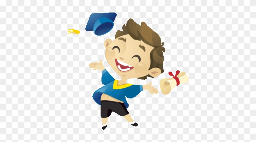 Download - Graduation Cartoon Gif #1242853