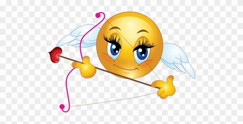 Angel Girl Smiley Emoticons Clipart - Angel Smiley #1242901