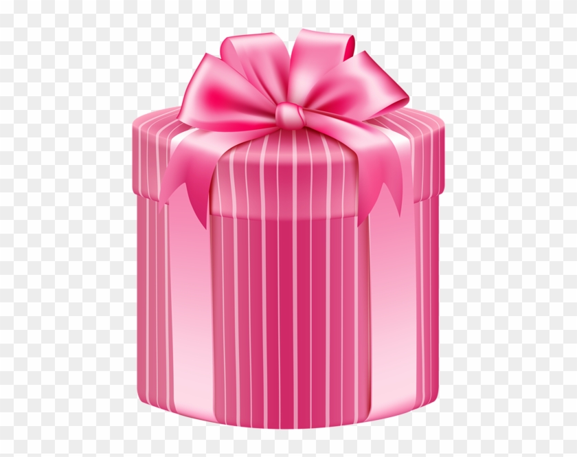Clipart Present Pink Gift - Pink Gift Box Png #1242935