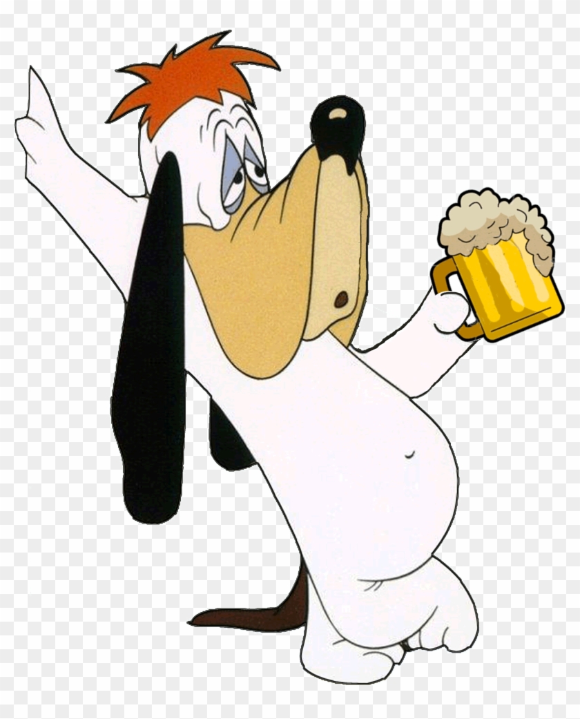 Droopy Dog Holding Cup - Sad Cartoon Dog Droopy - Free Transparent PNG  Clipart Images Download