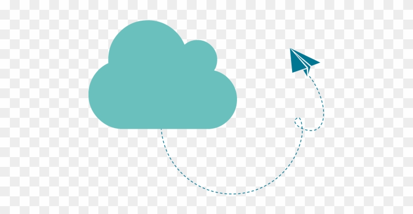 D/3557423307, Clouds And Planes - Paper Plane Png Icon #1243047
