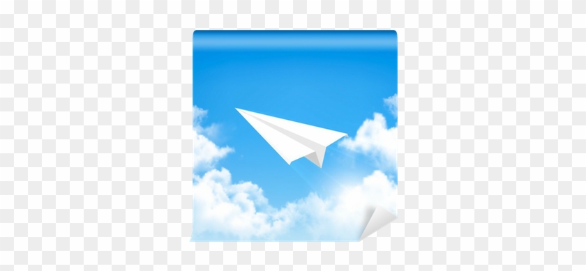 Paper Airplane In The Sky With Clouds - Creative Brief #1243050