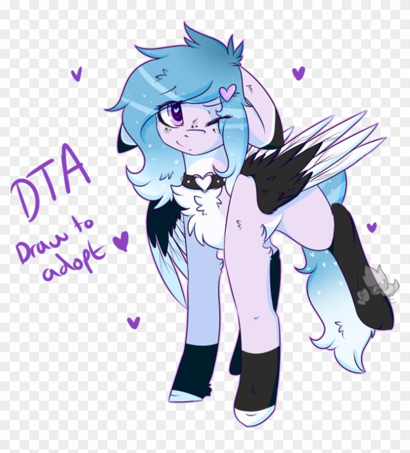 Pink Heart Horse Dta By Heart-sketch - Cartoon #1243060