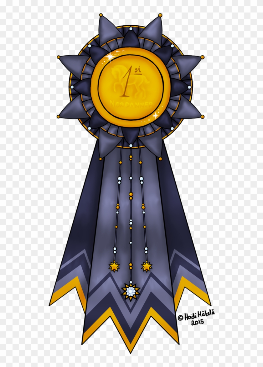 1st Place Ribbon By Cloudrunner64 - Cartoon #1243196