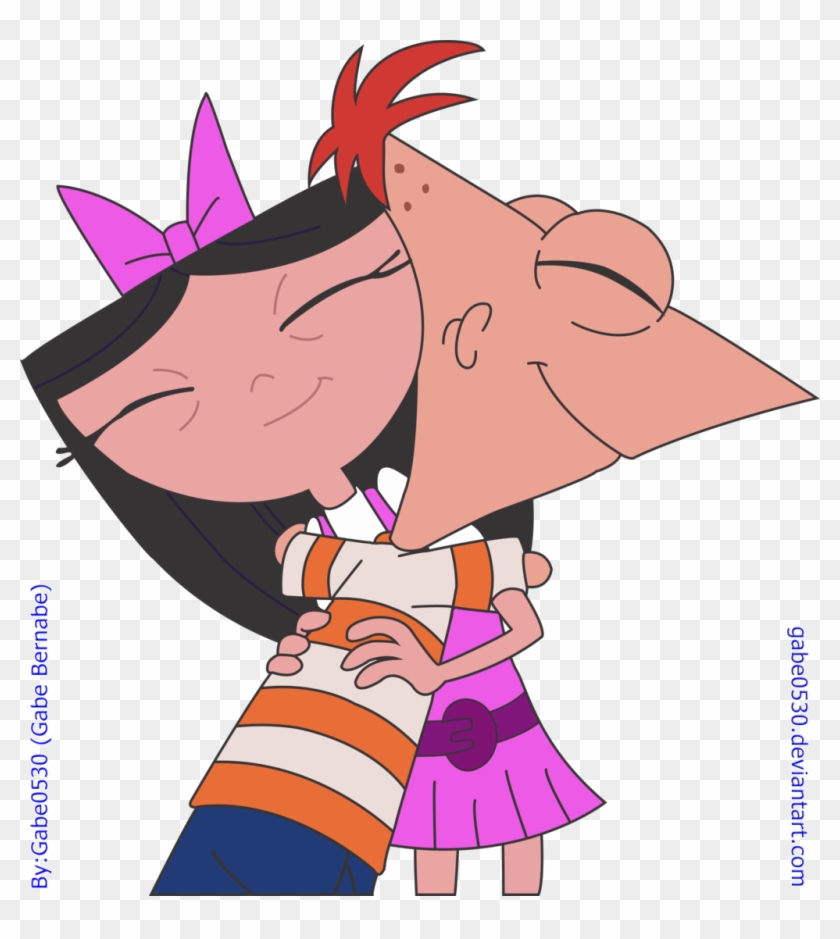 Phineas And Ferb - Phineas And Ferb Hugging #1243229