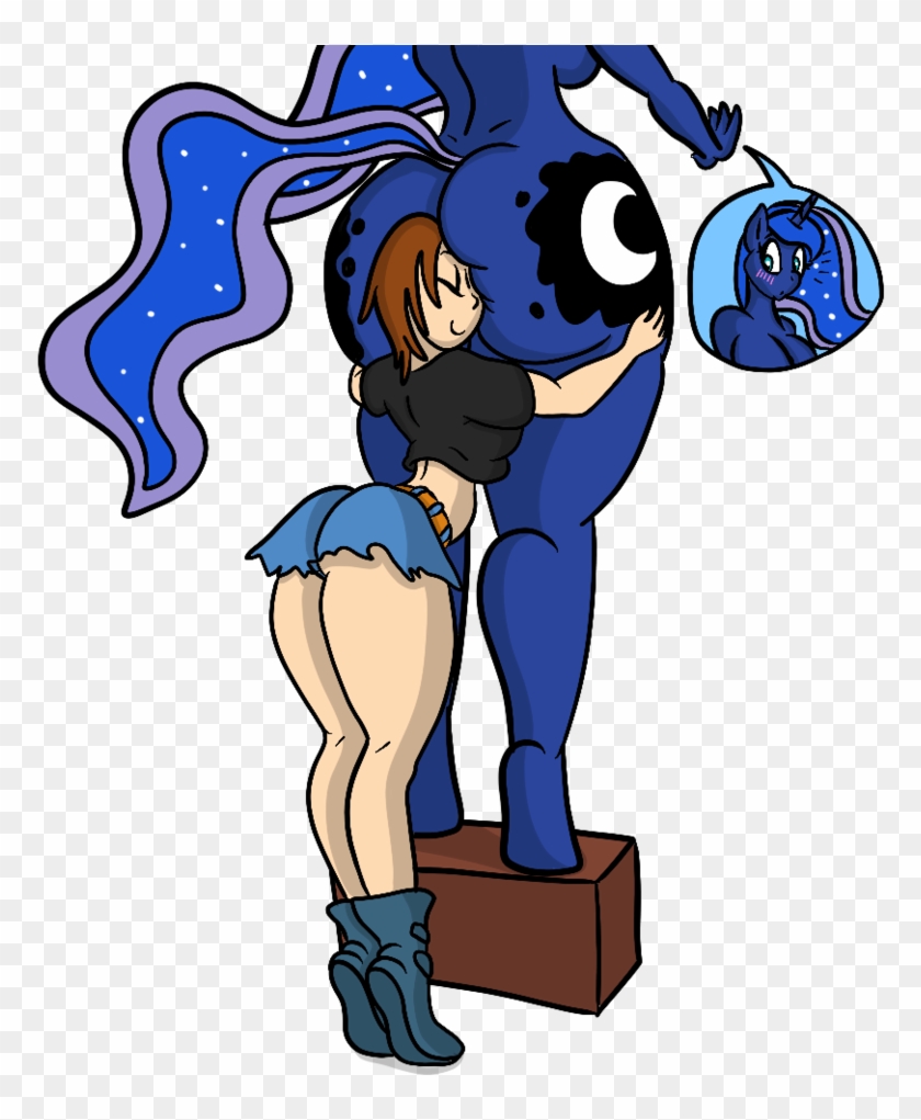 Hugging The Moonbutt - Cartoon #1243236