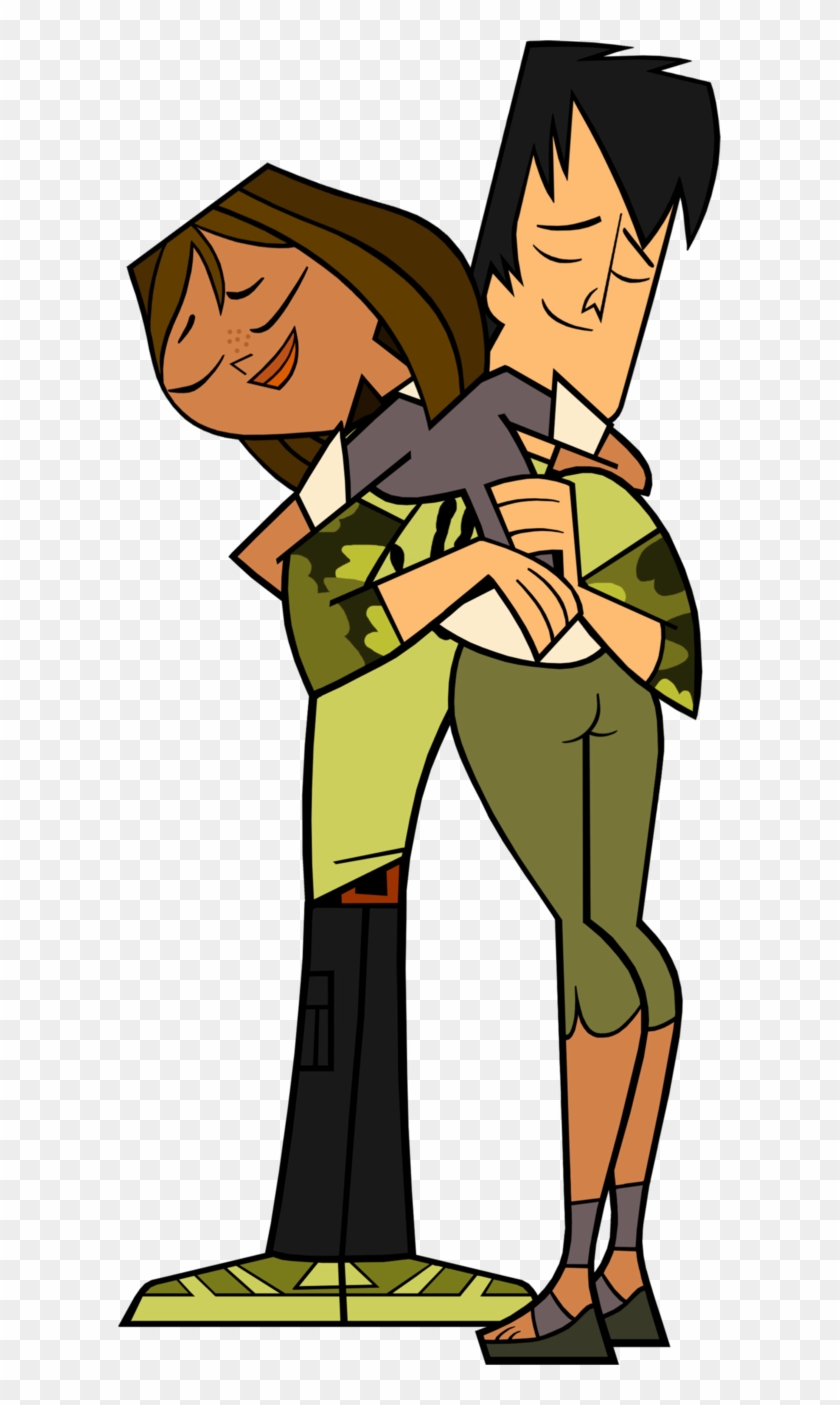 Trent And Courtney Hugging By Codylake - Total Drama Trent And Courtney #1243250