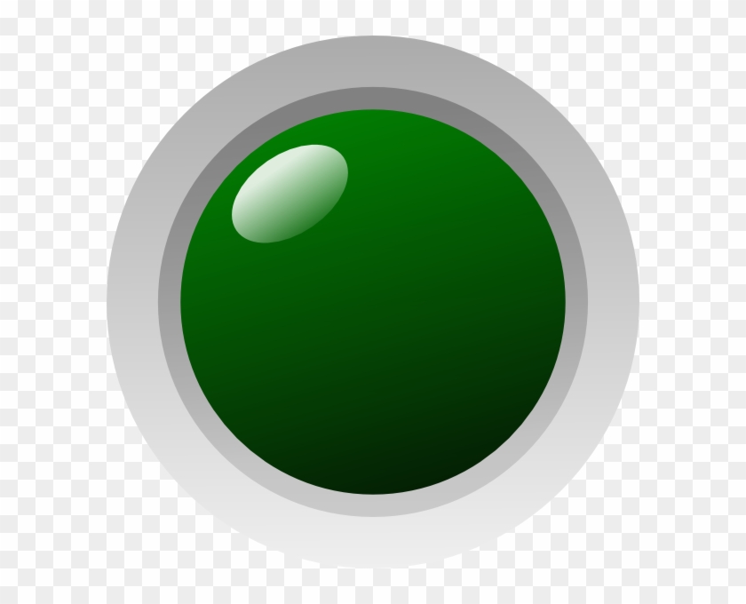 Green Led Off Png Clip Art - Circle #1243273