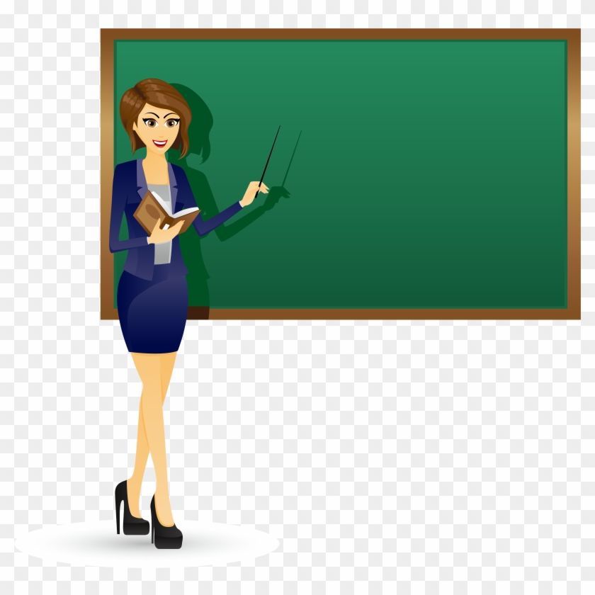 Teacher Blackboard Rxe9sumxe9 Stock Illustration Clip - If Life Were That Simple #1243280