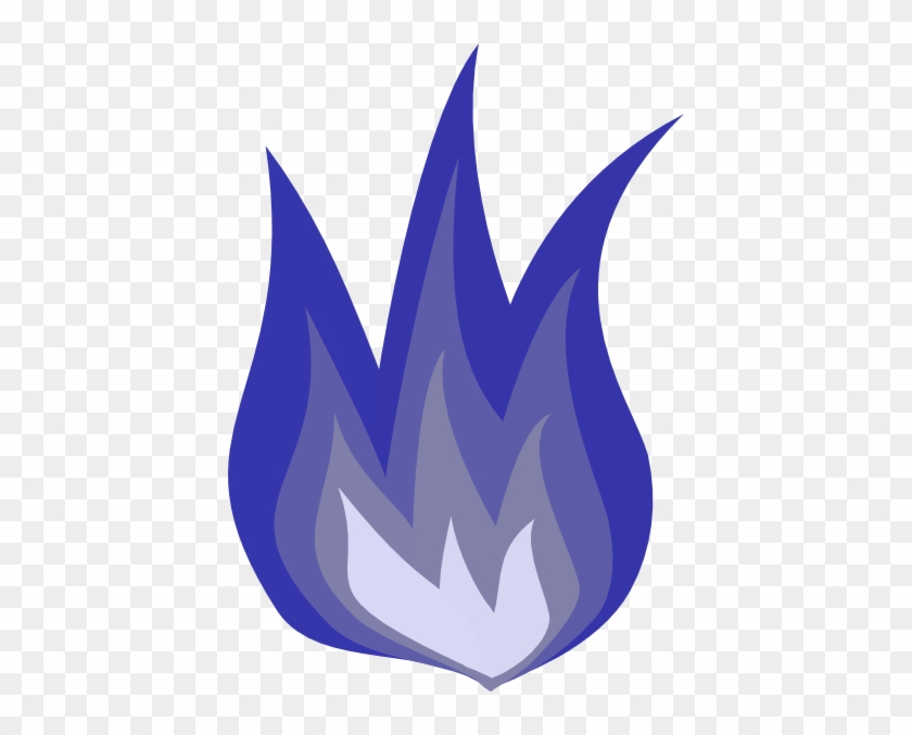 Blue Flame Clip Art At Clker - Holy Spirit Fire Symbols #1243302