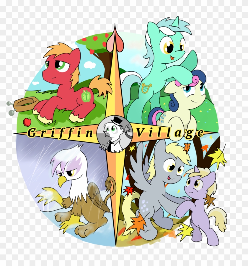 Griffin Village By 041744 Griffin Village By - My Little Pony: Friendship Is Magic #1243303