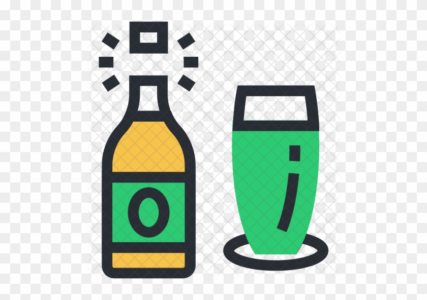 Alcohol Icon - Stock Illustration #1243656