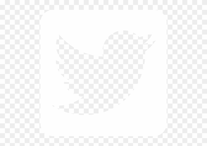 Html5 Icon - White Twitter Logo Square #1243775