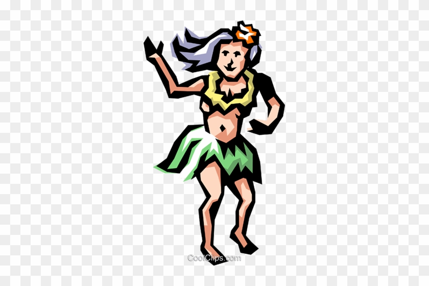 Dançarina De Hula Livre De Direitos Vetores Clip Art - Dançarina De Hula Livre De Direitos Vetores Clip Art #1243801