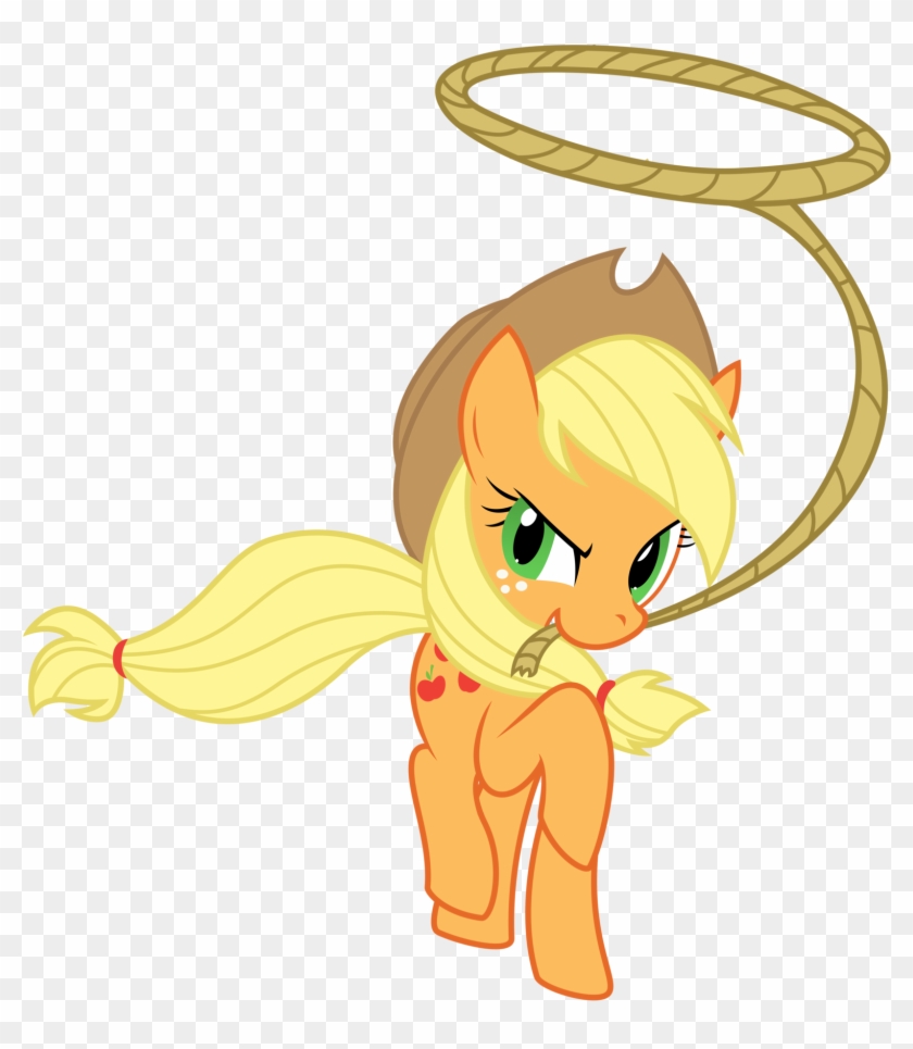 Lasso Jack By Kooner-cz - Mlp Applejack Lasso #1243956