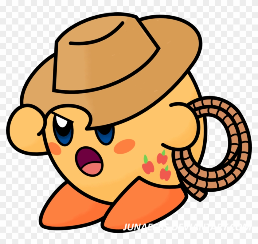 Apple Lasso Kirby By Junaecbs - Apple Lasso Kirby By Junaecbs #1243957