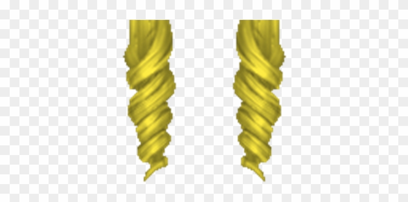 Curly Blonde Hair - Roblox Hair T Shirt Yellow - Free Transparent