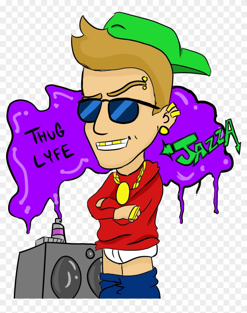 Thug Lyfe With Jazza - Cartoon #1244151