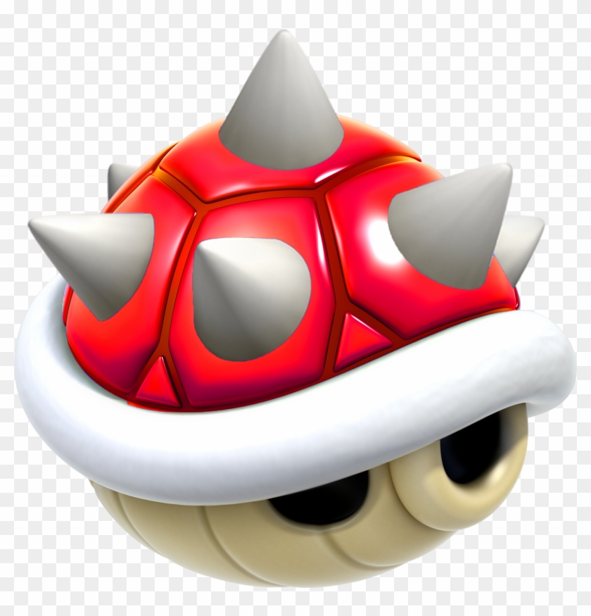 Nintendo Clipart Shell - Mario Wiki Red Spiny Shell #1244200