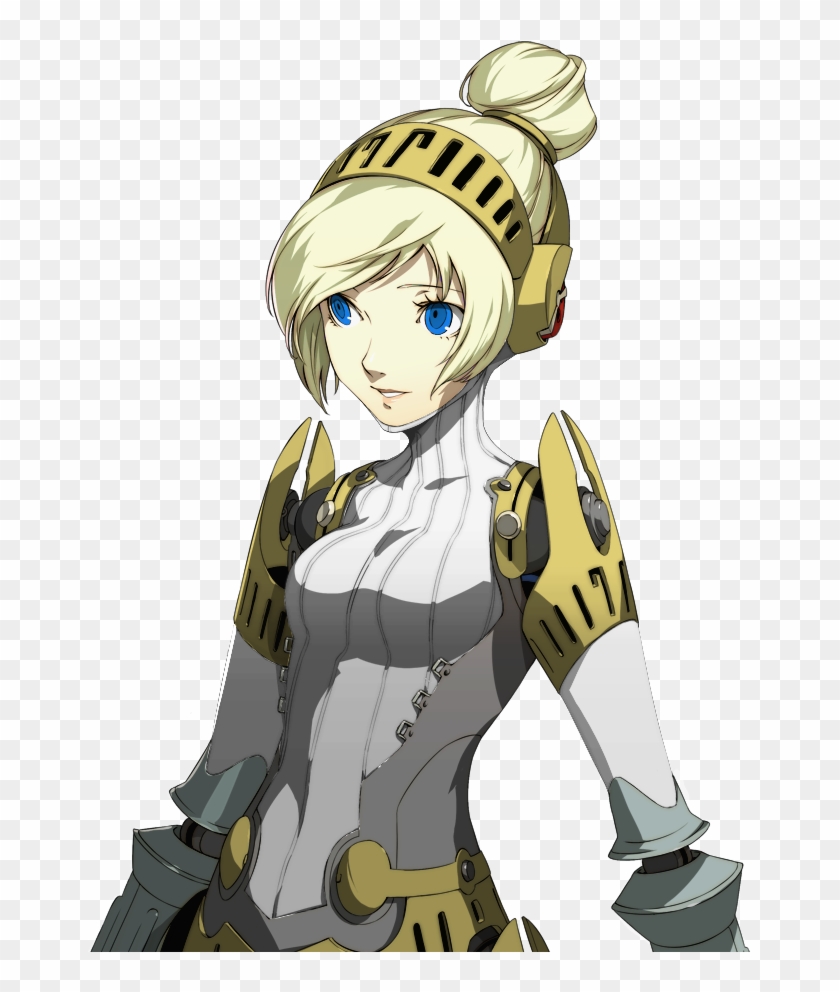 Persona 4 Arena Unit 024 Labrys Aigis Aegis Metis Sorry - Cartoon #1244289