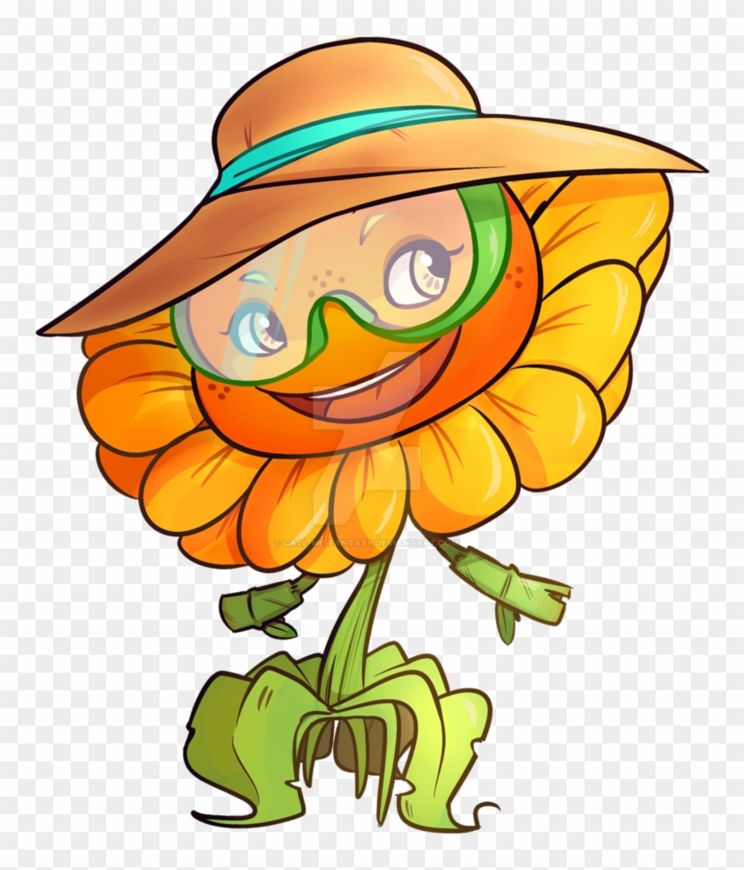 Sunflower By Call Me Fantasy - Sunflower From Plants Versus Zombies #1244365