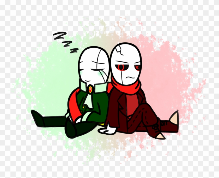 Smol Blind Gaster And Fell - Blind Gaster X Fell Gaster #1244389