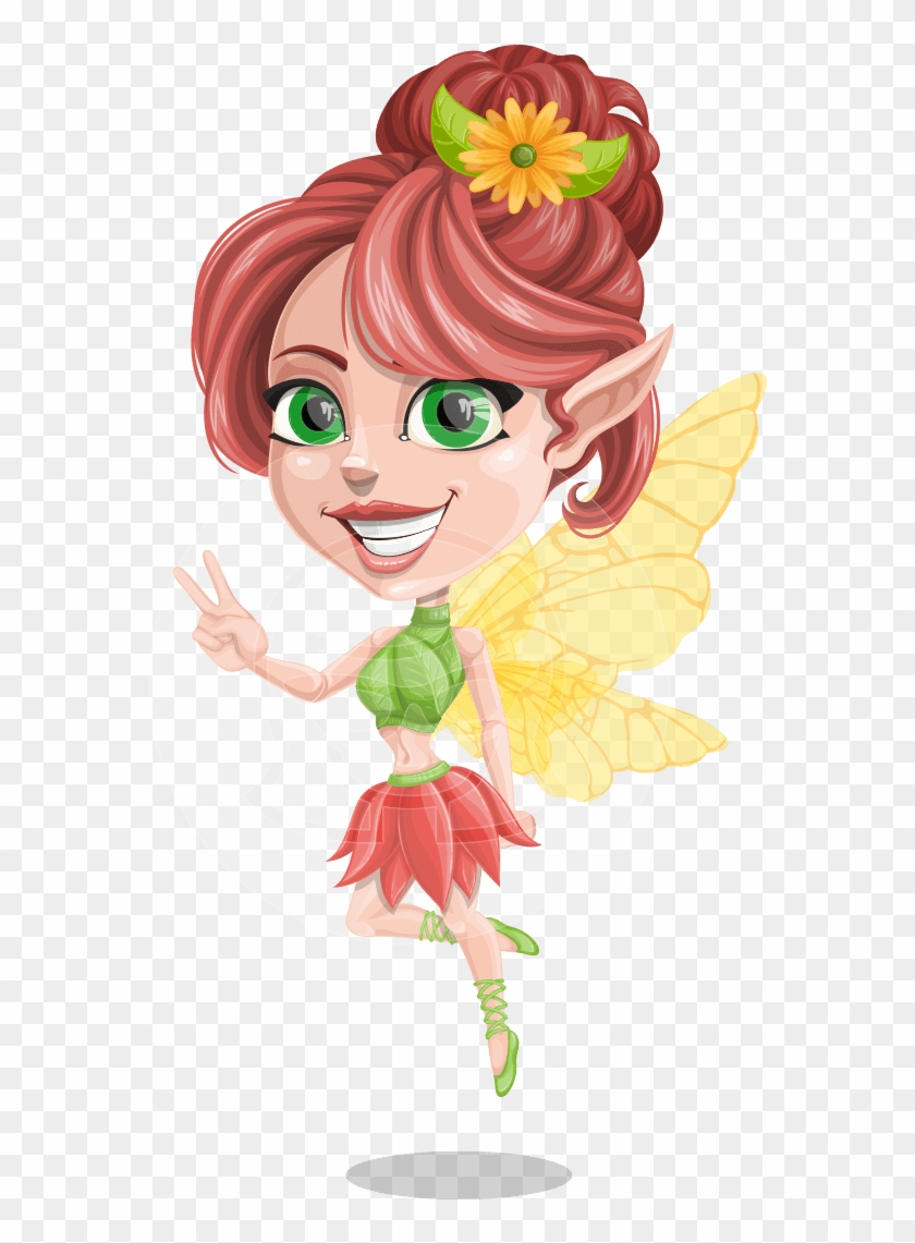 Frida The Flower Fairy - Females Fairy Cartoon Characters #1244413