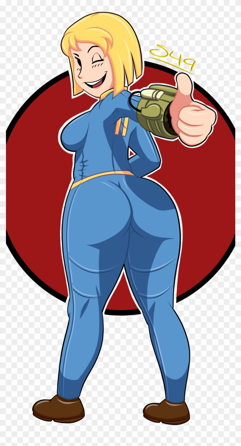 Fallout Clipart Thumbs Up - Vault Girl Thumbs Up #1244431