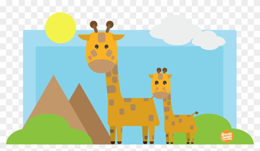 Vector Artwork Of Animals And Their Kids - Cartoon #1244470