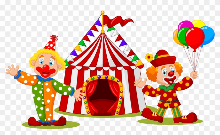 Explore Art Kids, Clowns, And More - Circus Cartoon #1244479